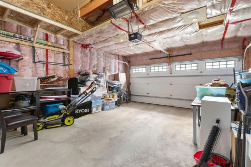 99 Sage Valley Park Nw, Calgary, AB - Indoor Photo Showing Garage