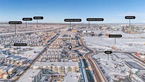 304-474 Seton Circle Se, Calgary, AB - Outdoor With View