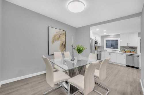 5868 Dalcastle Drive Nw, Calgary, AB - Indoor Photo Showing Dining Room