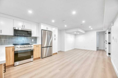 32 Allandale Close Se, Calgary, AB - Indoor Photo Showing Kitchen With Stainless Steel Kitchen