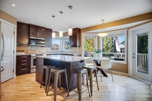 113 Somerside Green Sw, Calgary, AB - Indoor Photo Showing Kitchen With Stainless Steel Kitchen With Upgraded Kitchen