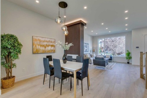 2013 23 Avenue Nw, Calgary, AB - Indoor Photo Showing Dining Room