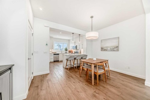 106 Dawson Harbour Grove, Chestermere, AB - Indoor Photo Showing Dining Room