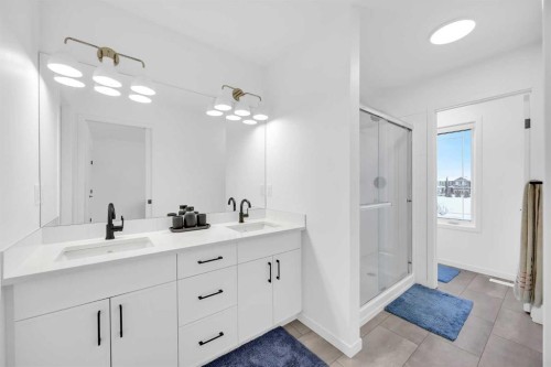 16 Magnolia Bay Se, Calgary, AB - Indoor Photo Showing Bathroom