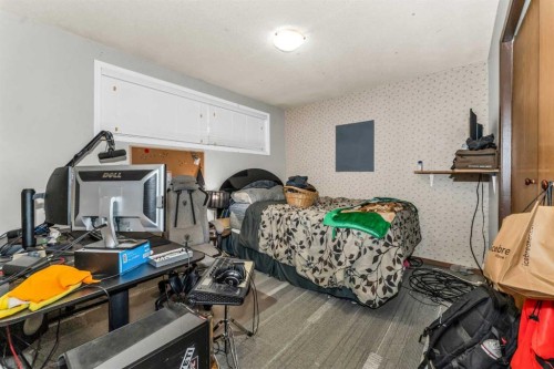 46 Marbrooke Circle Ne, Calgary, AB - Indoor Photo Showing Gym Room