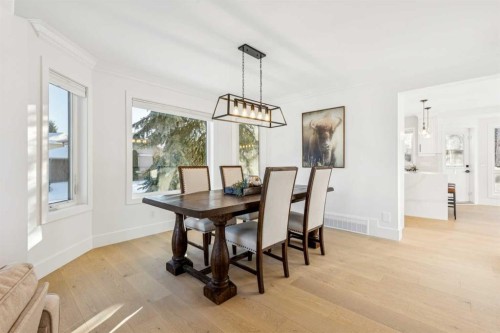 5 Mckenzie Lake Point Se, Calgary, AB - Indoor Photo Showing Dining Room