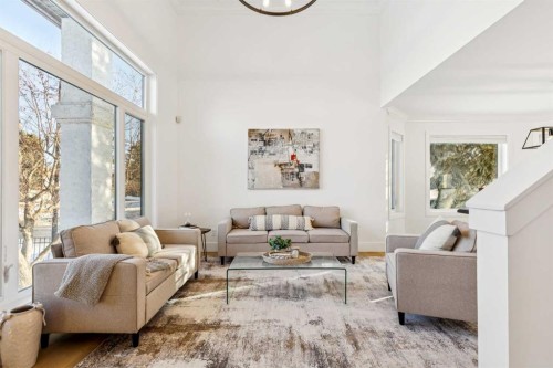 5 Mckenzie Lake Point Se, Calgary, AB - Indoor Photo Showing Living Room