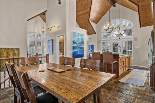 12 Antelope Lane, Banff, AB - Indoor Photo Showing Dining Room