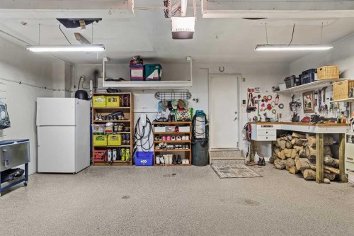 12 Antelope Lane, Banff, AB - Indoor Photo Showing Garage