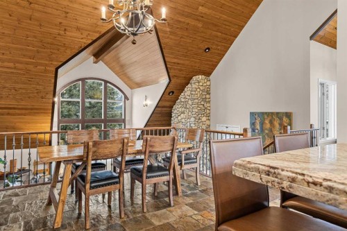 12 Antelope Lane, Banff, AB - Indoor Photo Showing Dining Room