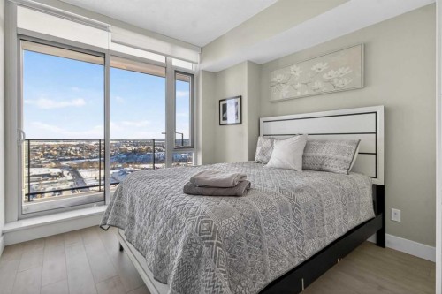 2604-1188 3 Street Se, Calgary, AB - Indoor Photo Showing Bedroom