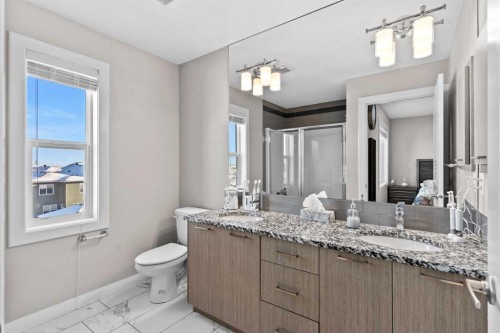 18 Evanscrest Heights Nw, Calgary, AB - Indoor Photo Showing Bathroom