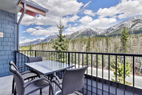 319D-1818 Mountain Avenue, Canmore, AB - Outdoor With Balcony