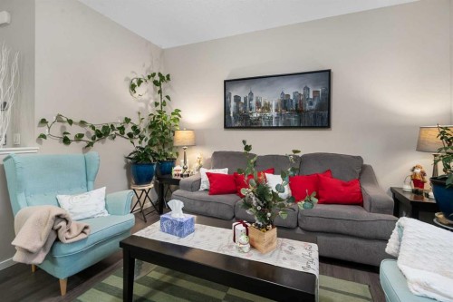 802 Walden Drive Se, Calgary, AB - Indoor Photo Showing Living Room