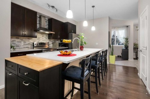 802 Walden Drive Se, Calgary, AB - Indoor Photo Showing Kitchen With Upgraded Kitchen