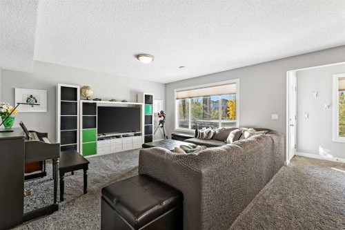 92 Cranwell Green Se, Calgary, AB - Indoor Photo Showing Living Room