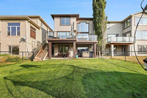 92 Cranwell Green Se, Calgary, AB - Outdoor With Deck Patio Veranda