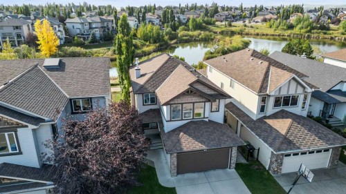 92 Cranwell Green Se, Calgary, AB - Outdoor With Body Of Water