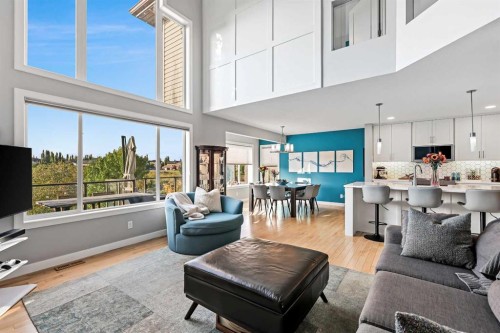 92 Cranwell Green Se, Calgary, AB - Indoor Photo Showing Living Room