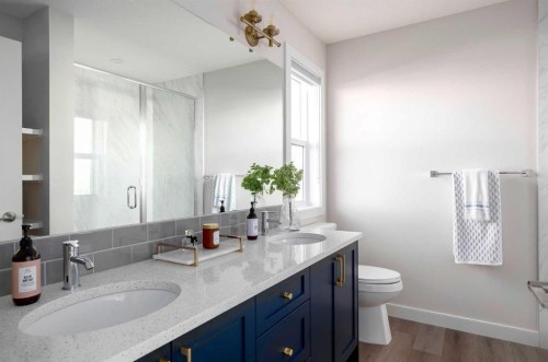 87 Waterford Mews, Chestermere, AB - Indoor Photo Showing Bathroom
