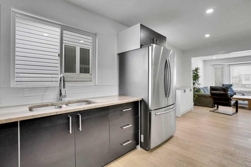 315 Templewood Place Ne, Calgary, AB - Indoor Photo Showing Kitchen With Double Sink