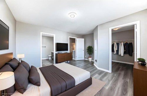 392 Auburn Crest Way Se, Calgary, AB - Indoor Photo Showing Bedroom