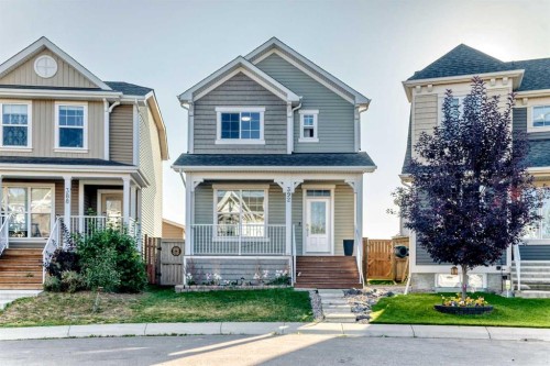 392 Auburn Crest Way Se, Calgary, AB - Outdoor With Deck Patio Veranda With Facade