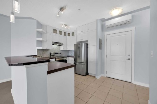 305-35 Inglewood Park Se, Calgary, AB - Indoor Photo Showing Kitchen With Stainless Steel Kitchen With Upgraded Kitchen