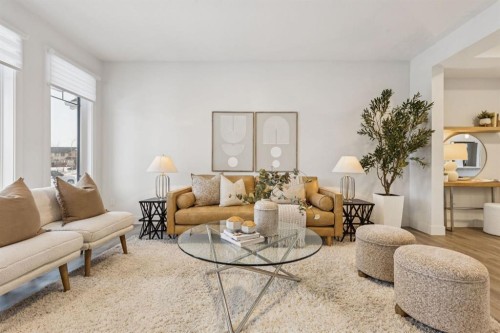 584 River Avenue, Cochrane, AB - Indoor Photo Showing Living Room