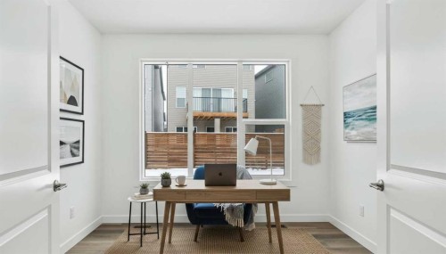 438 Lucas Way Nw, Calgary, AB - Indoor Photo Showing Office