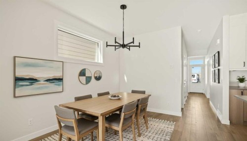 82 Royston Park Nw, Calgary, AB - Indoor Photo Showing Dining Room