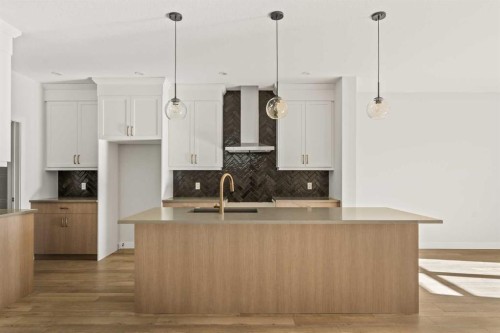 82 Royston Park Nw, Calgary, AB - Indoor Photo Showing Kitchen With Upgraded Kitchen