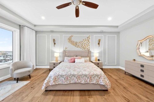 128 Hampstead Mews Nw, Calgary, AB - Indoor Photo Showing Bedroom