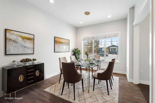 4031 79 Street Nw, Calgary, AB - Indoor Photo Showing Dining Room