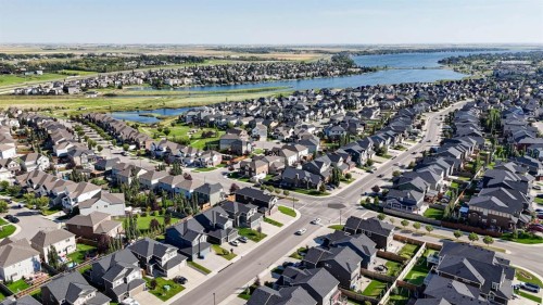 680 Marina Drive, Chestermere, AB - Outdoor With Body Of Water With View