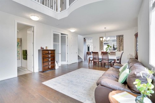 680 Marina Drive, Chestermere, AB - Indoor Photo Showing Living Room
