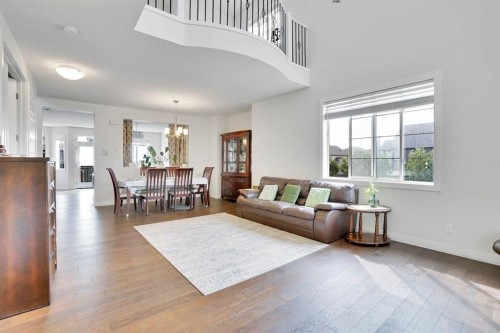 680 Marina Drive, Chestermere, AB - Indoor Photo Showing Living Room