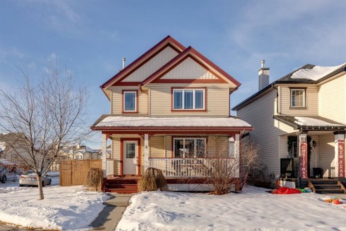 4 Copperfield Rise Se, Calgary, AB - Outdoor With Deck Patio Veranda With Facade