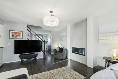 4 Copperfield Rise Se, Calgary, AB - Indoor Photo Showing Living Room