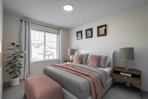 15 Copperfield Close Se, Calgary, AB - Indoor Photo Showing Bedroom