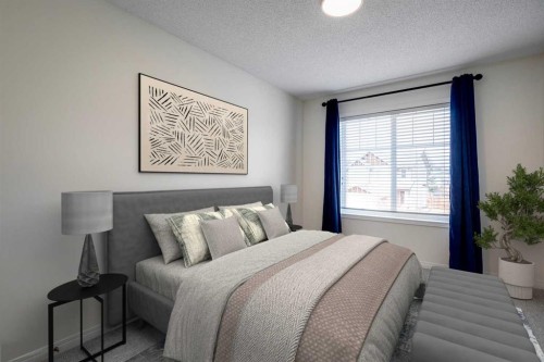 15 Copperfield Close Se, Calgary, AB - Indoor Photo Showing Bedroom