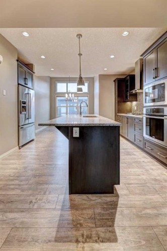 70 Masters Crescent Se, Calgary, AB - Indoor Photo Showing Kitchen With Upgraded Kitchen