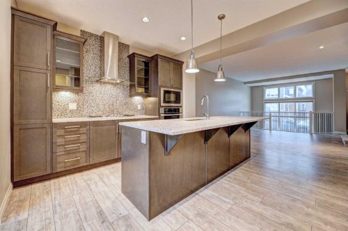 70 Masters Crescent Se, Calgary, AB - Indoor Photo Showing Kitchen With Upgraded Kitchen