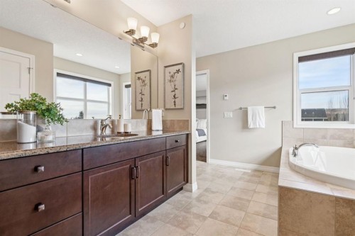 82 Ridge View Place, Cochrane, AB - Indoor Photo Showing Bathroom