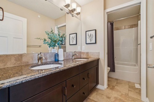 82 Ridge View Place, Cochrane, AB - Indoor Photo Showing Bathroom
