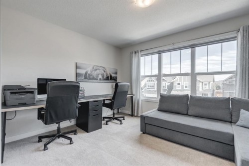 218 Riviera View, Cochrane, AB - Indoor Photo Showing Office