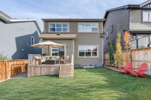 218 Riviera View, Cochrane, AB - Outdoor With Deck Patio Veranda With Exterior