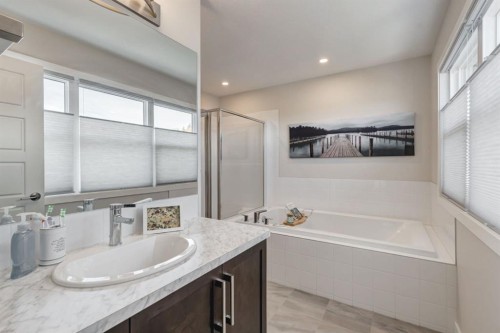 218 Riviera View, Cochrane, AB - Indoor Photo Showing Bathroom