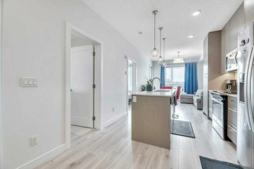 1321-76 Cornerstone Passage Ne, Calgary, AB - Indoor Photo Showing Kitchen With Upgraded Kitchen