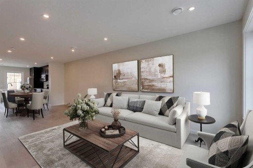 14653 1 Street Ne, Calgary, AB - Indoor Photo Showing Living Room